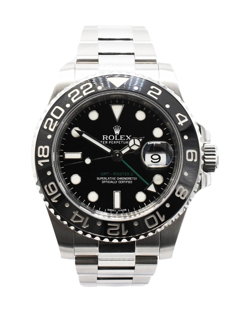 used Rolex GMT Master II 40mm Steel Watch - Ref: 116710LN