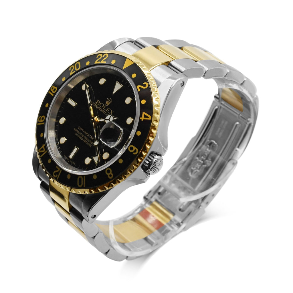 used Rolex GMT Master II Watch , Steel & 18ct Yellow Gold Ref 16713