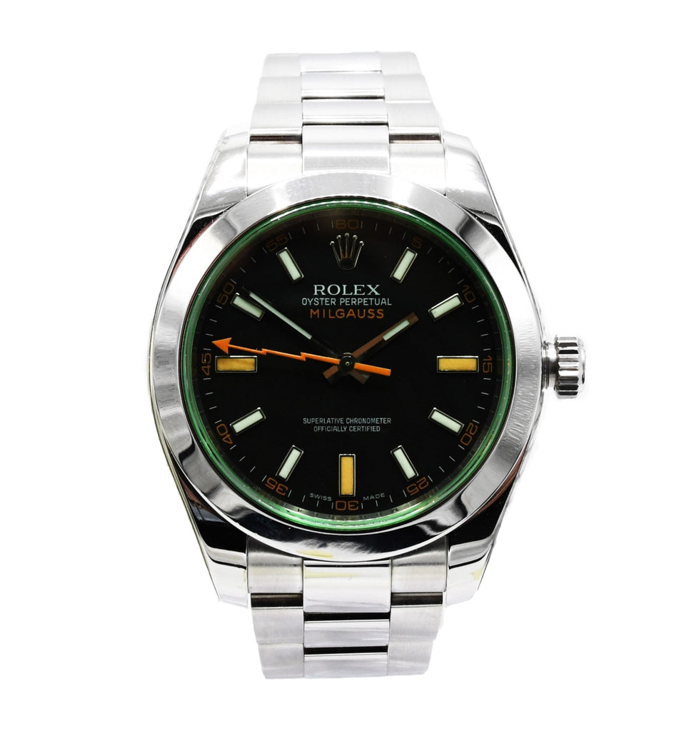 used Rolex Milgauss 40mm Steel Watch - Ref: 116400GV