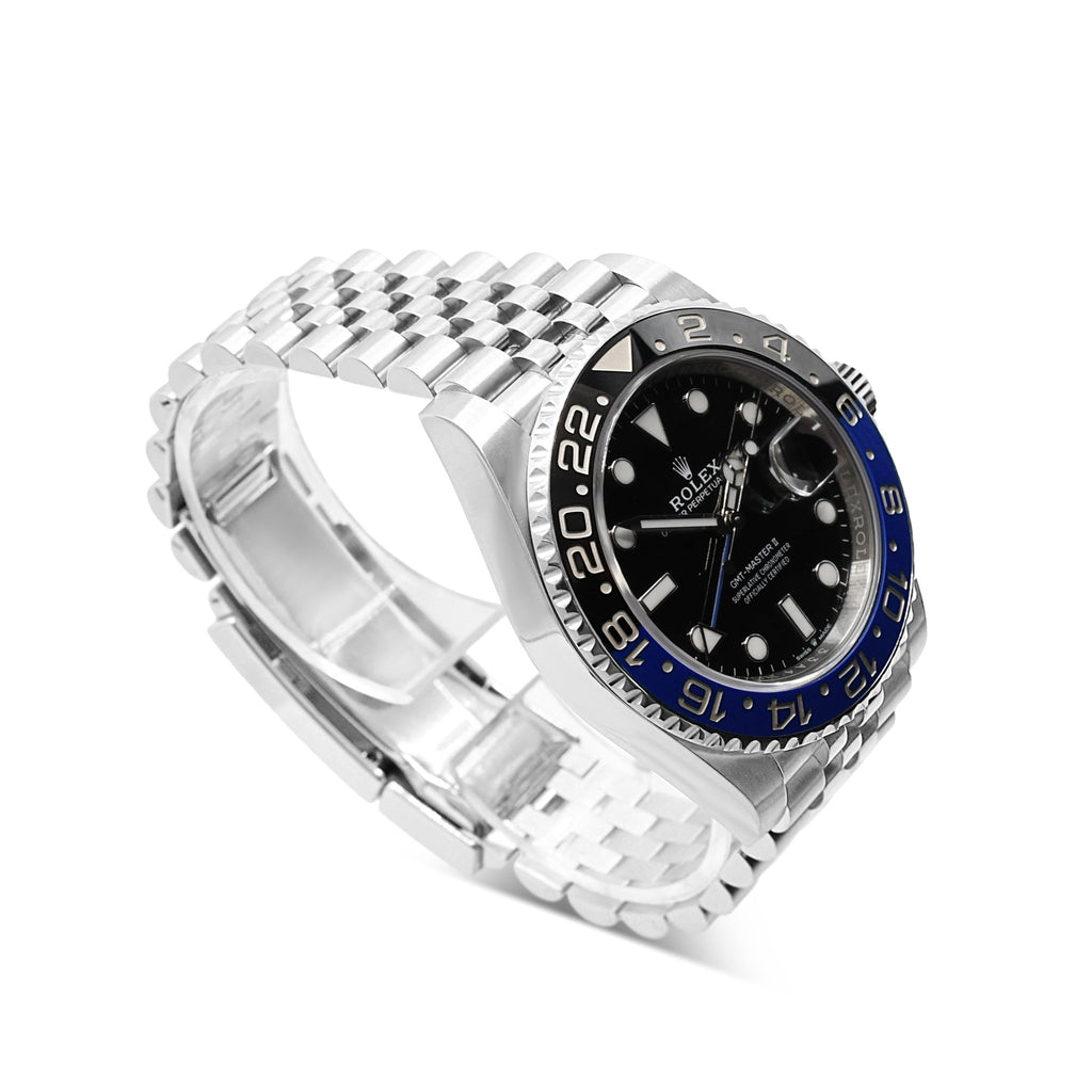 used Rolex Oystersteel 40mm GMT - Master II Watch Ref 126710BLNR 'Batgirl'