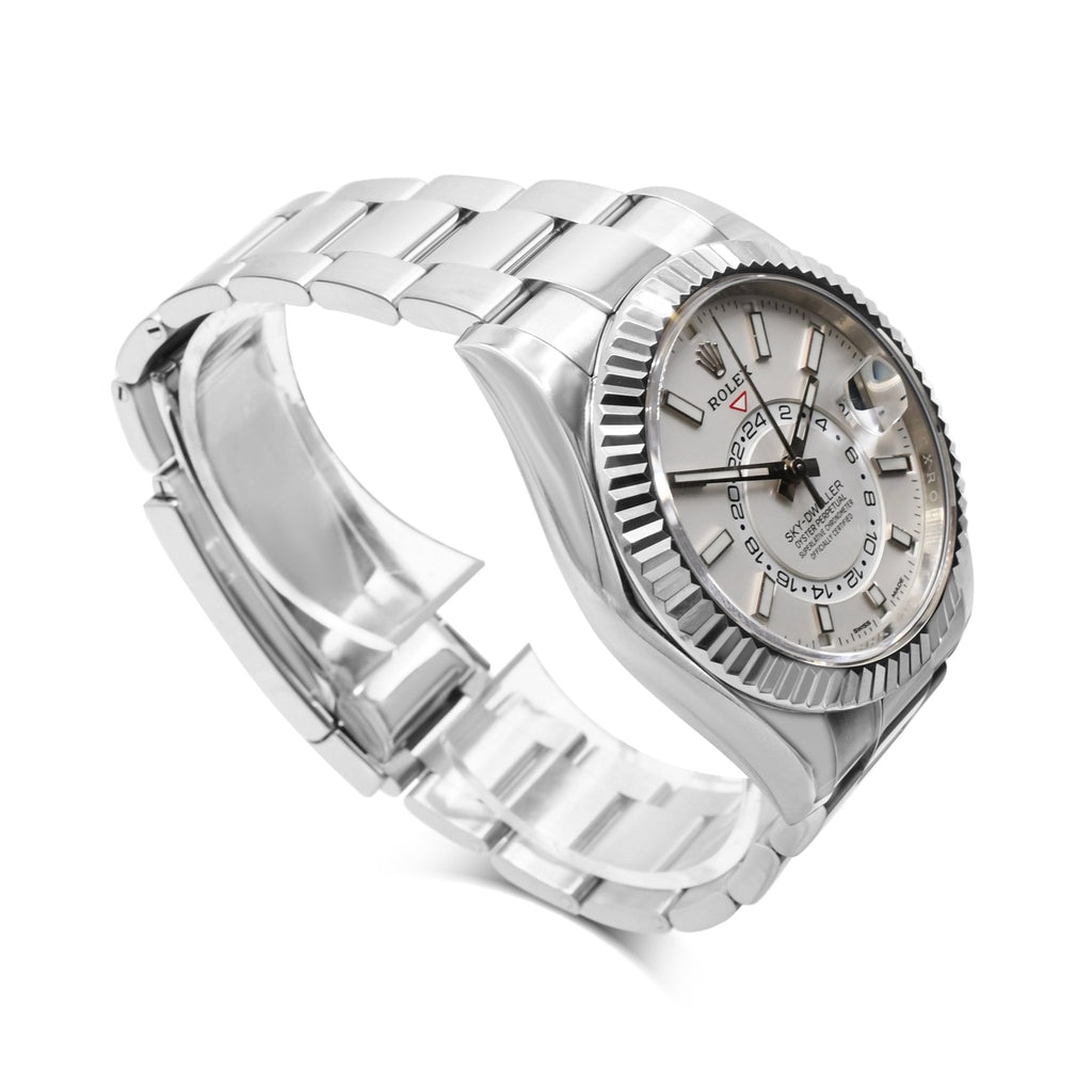 used Rolex Sky - Dweller 42mm Watch Ref 326934 Oystersteel & White Gold