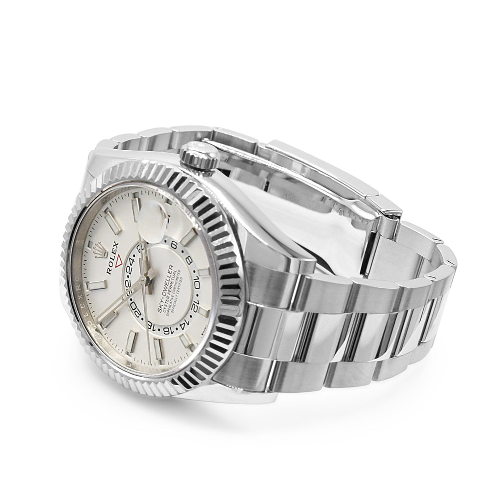 used Rolex Sky - Dweller 42mm Watch Ref 326934 Oystersteel & White Gold