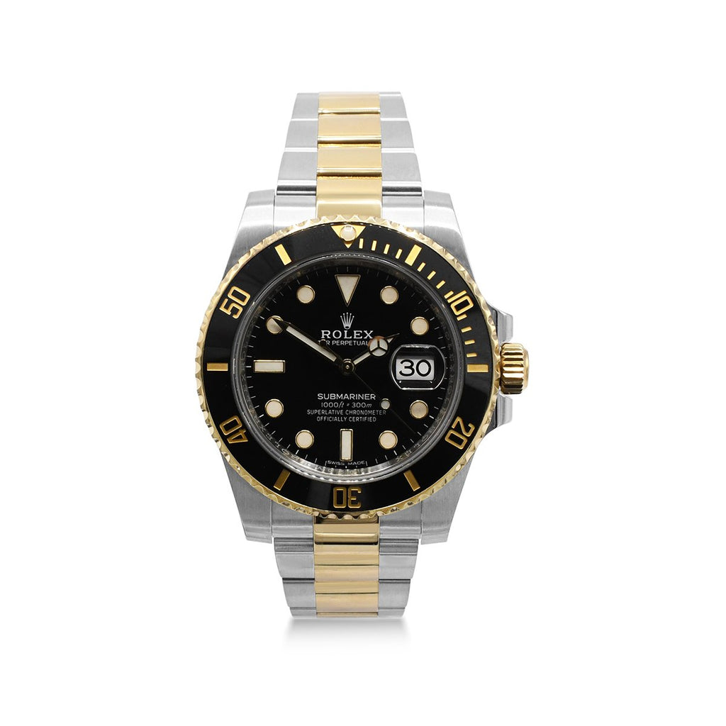 used Rolex Submariner 40mm Steel & 18ct Yellow Gold Watch - Ref: 116613LN