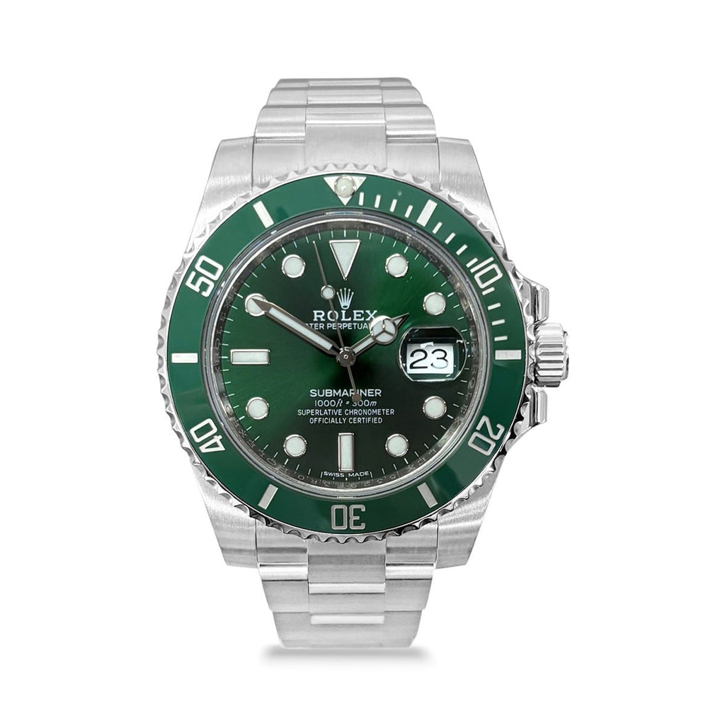 used Rolex Submariner Date Hulk Watch - Ref 116610LV