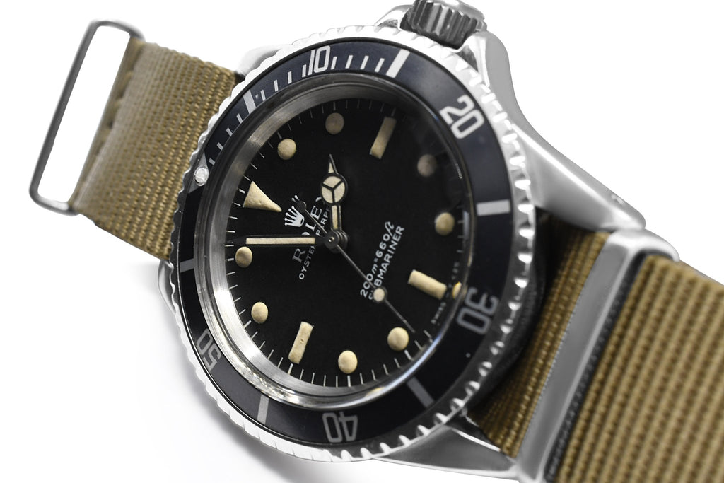 used Rolex Vintage Submariner (Meters First) Ref 5513 On Nato - Circa 1967