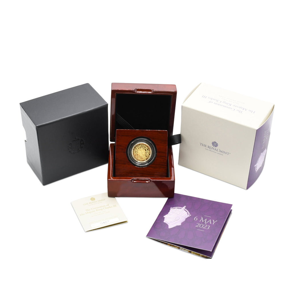 used Royal Mint 1/4oz Gold Proof Coin 2023