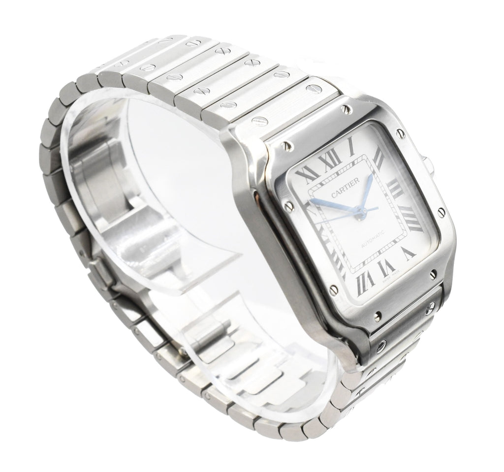 used Santos De Cartier Watch, Medium Model, Steel - Ref WSSA0029