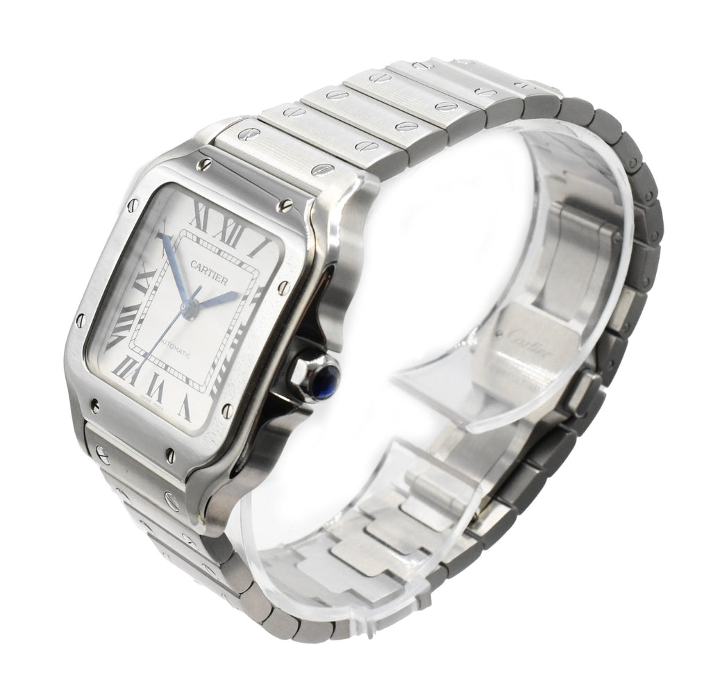 used Santos De Cartier Watch, Medium Model, Steel - Ref WSSA0029