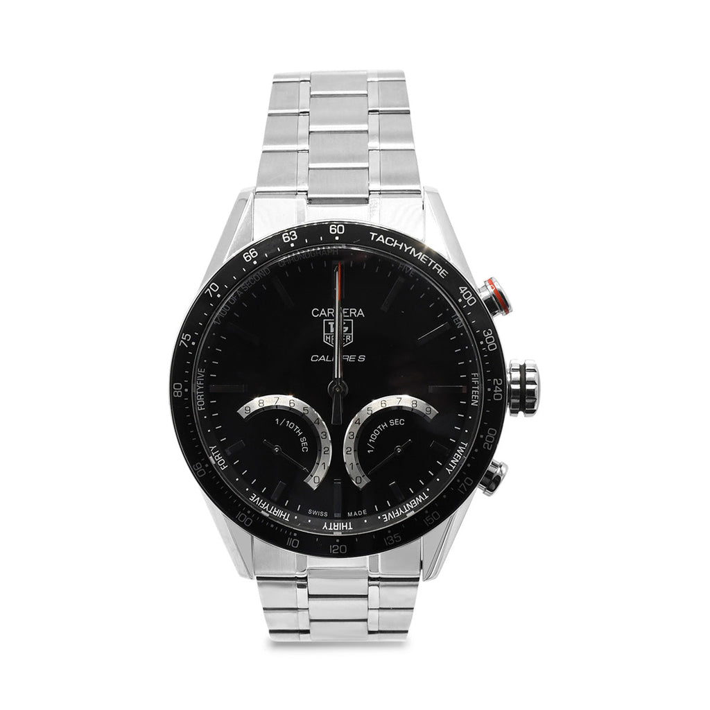 used TAG Heuer Carrera Calibre S 43mm Quartz Steel Watch