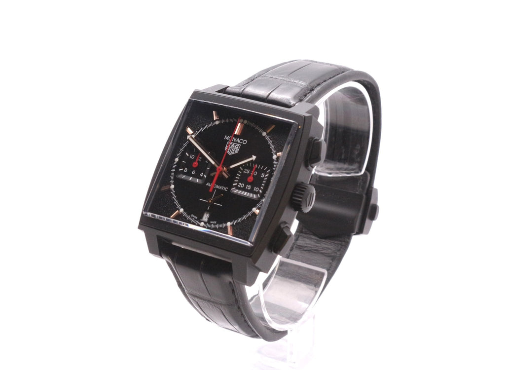 used TAG Heuer Monaco Chronograph 39mm Titanium Watch - Ref: CBL2180