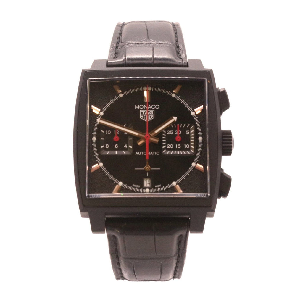 used TAG Heuer Monaco Chronograph 39mm Titanium Watch - Ref: CBL2180