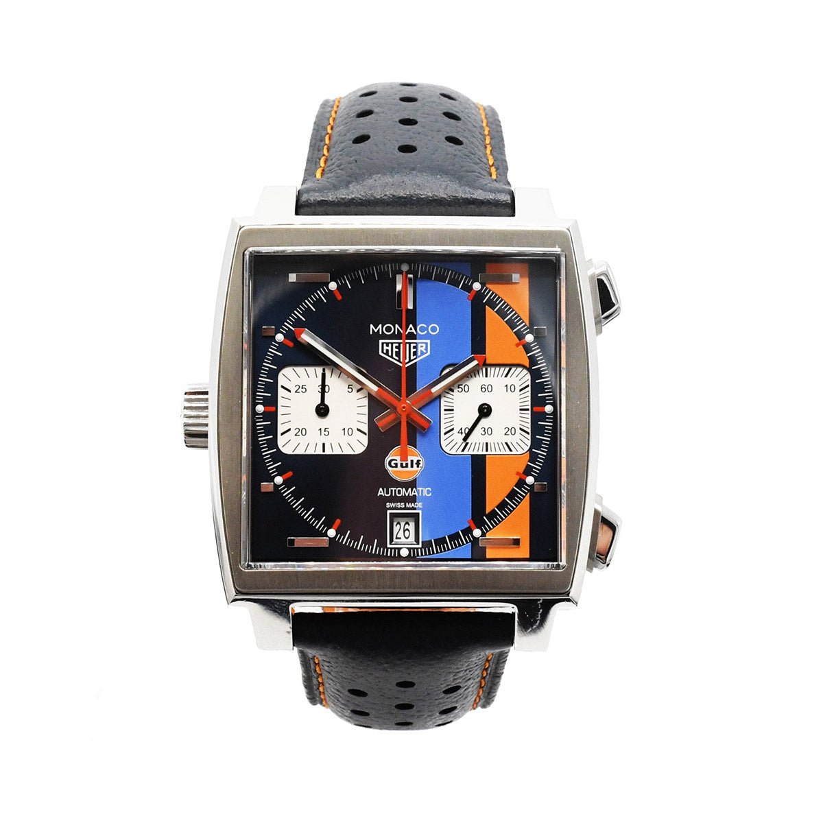 Monaco Gulf Tag Heuer Monaco Second Hand Pre-Owned TAG Heuer