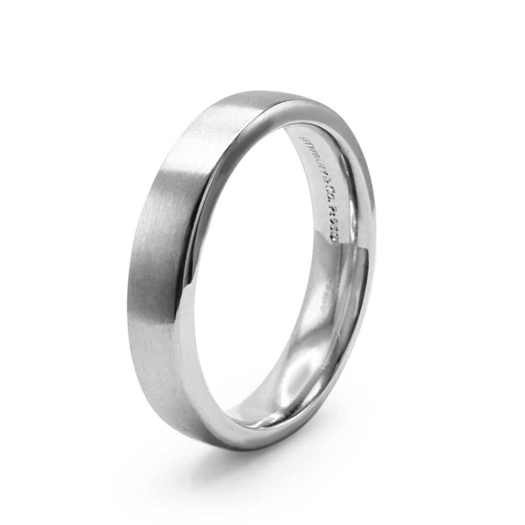 used The Charles Tiffany Setting 5mm Satin Finish Ring - Platinum