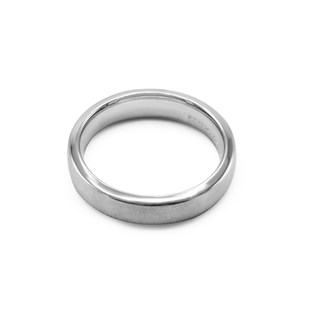 used The Charles Tiffany Setting 5mm Satin Finish Ring - Platinum