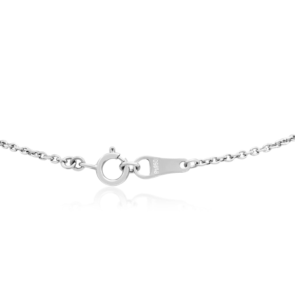 used Three Stone Brilliant Cut Diamond Set Bracelet 17.5cm - Platinum