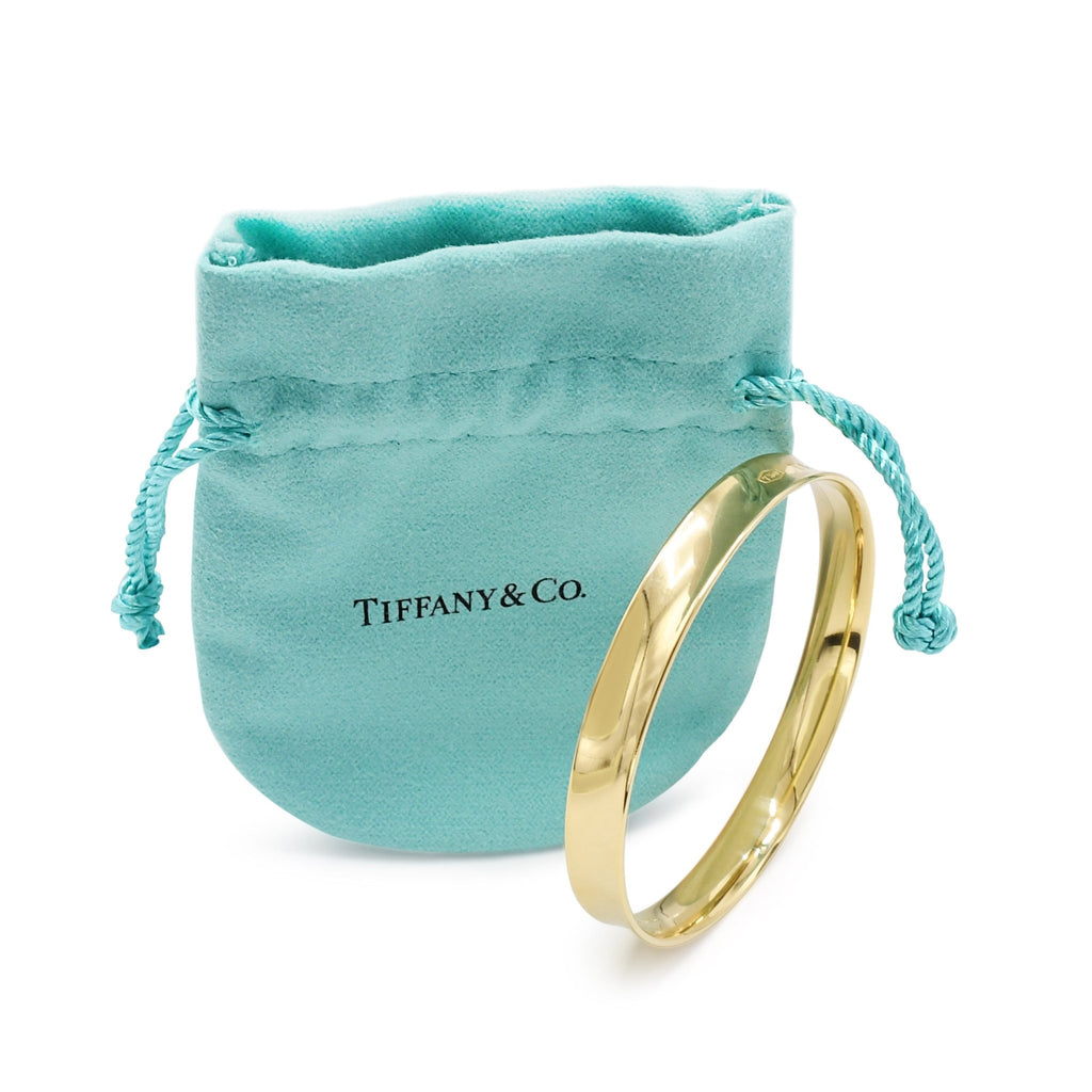used Tiffany 1837 Bangle - 18ct Yellow Gold