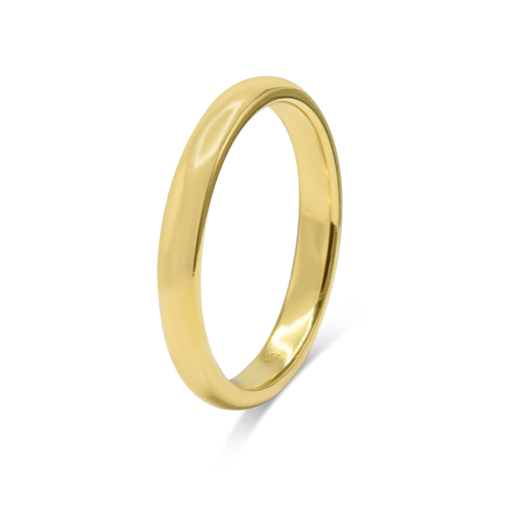 used Tiffany 3mm Wedding Ring - 18ct Yellow Gold