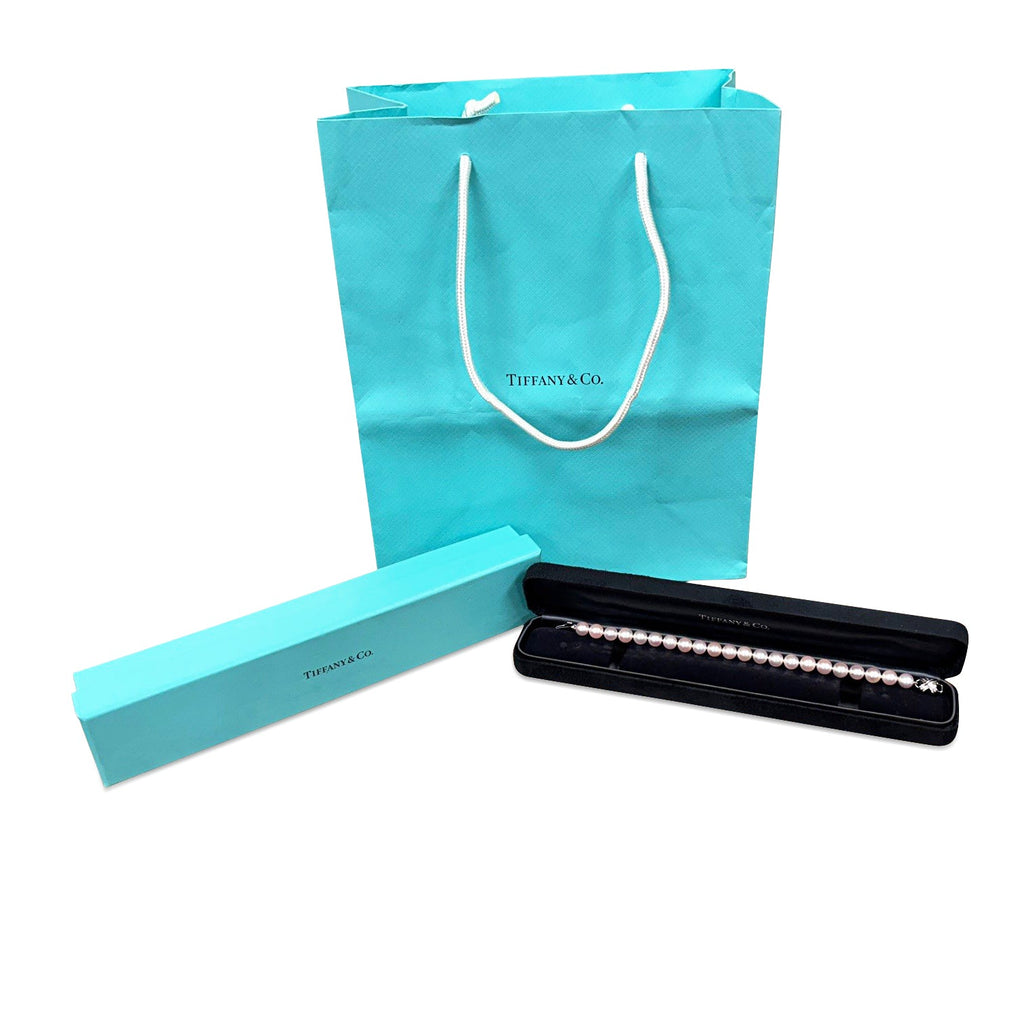 used Tiffany Akoya Cultured Pearl Signature Bracelet