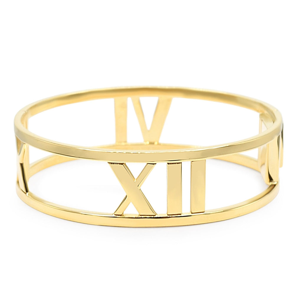 used Tiffany Atlas Bangle, Hinged - 18ct Yellow Gold