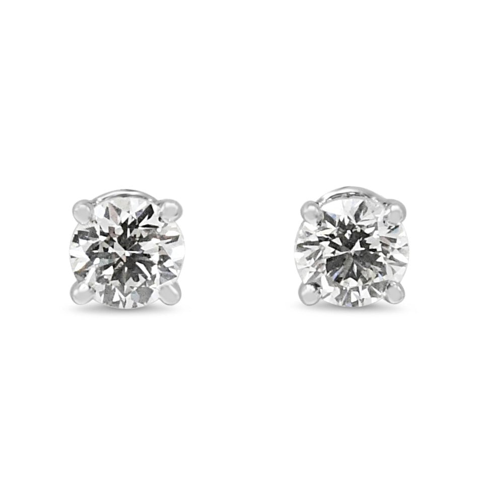 Pre-Owned Tiffany Brilliant Cut Diamond Stud Earrings I S&R