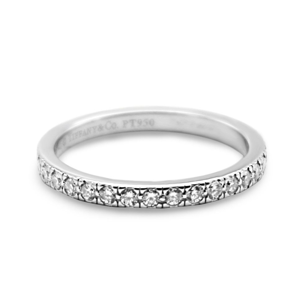 used Tiffany & Co. 0.50ct Diamond Full Eternity Ring in Platinum