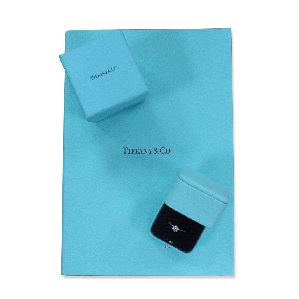 used Tiffany & Co. Solitaire 0.45ct Diamond Ring - Platinum