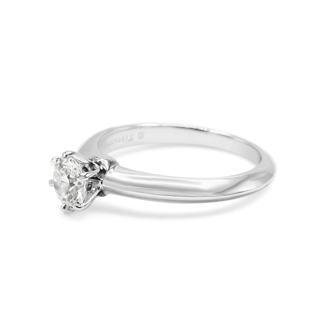 used Tiffany & Co. Solitaire Diamond Ring - Platinum