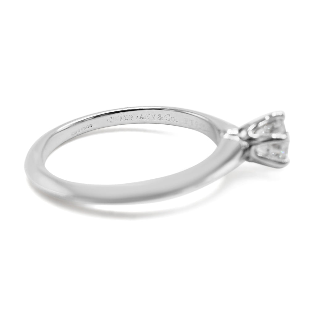 used Tiffany & Co. Solitaire Diamond Ring - Platinum