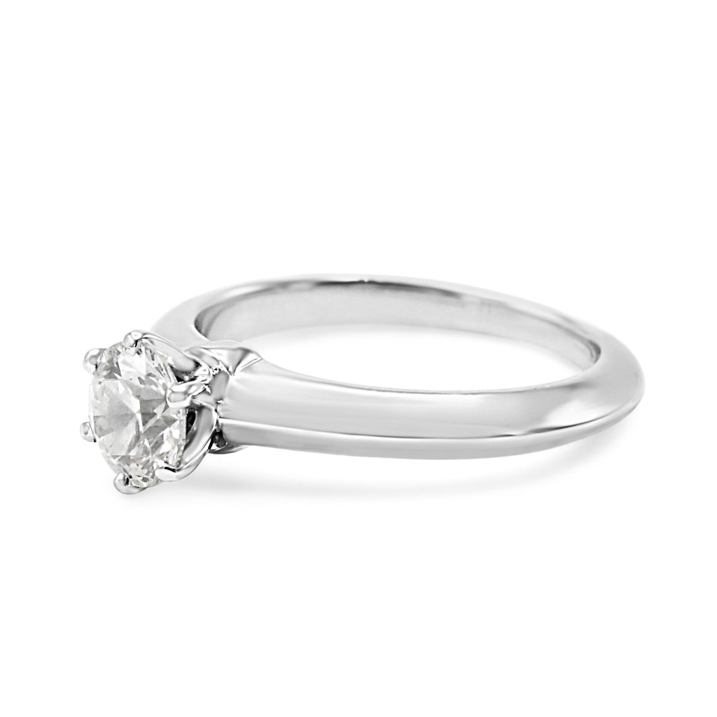 used Tiffany & Co. Solitaire Diamond Ring - Platinum