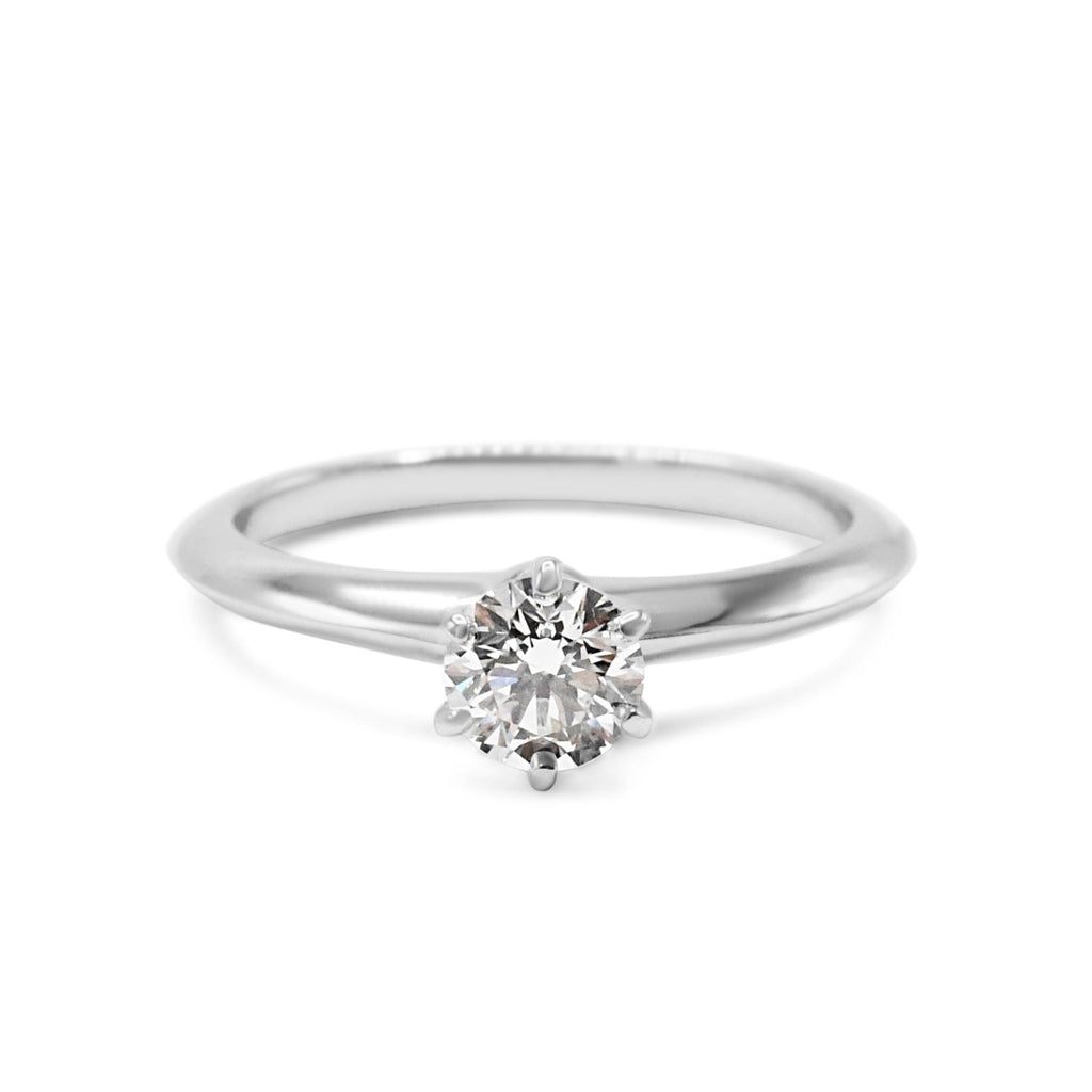 used Tiffany & Co. Solitaire Diamond Ring - Platinum