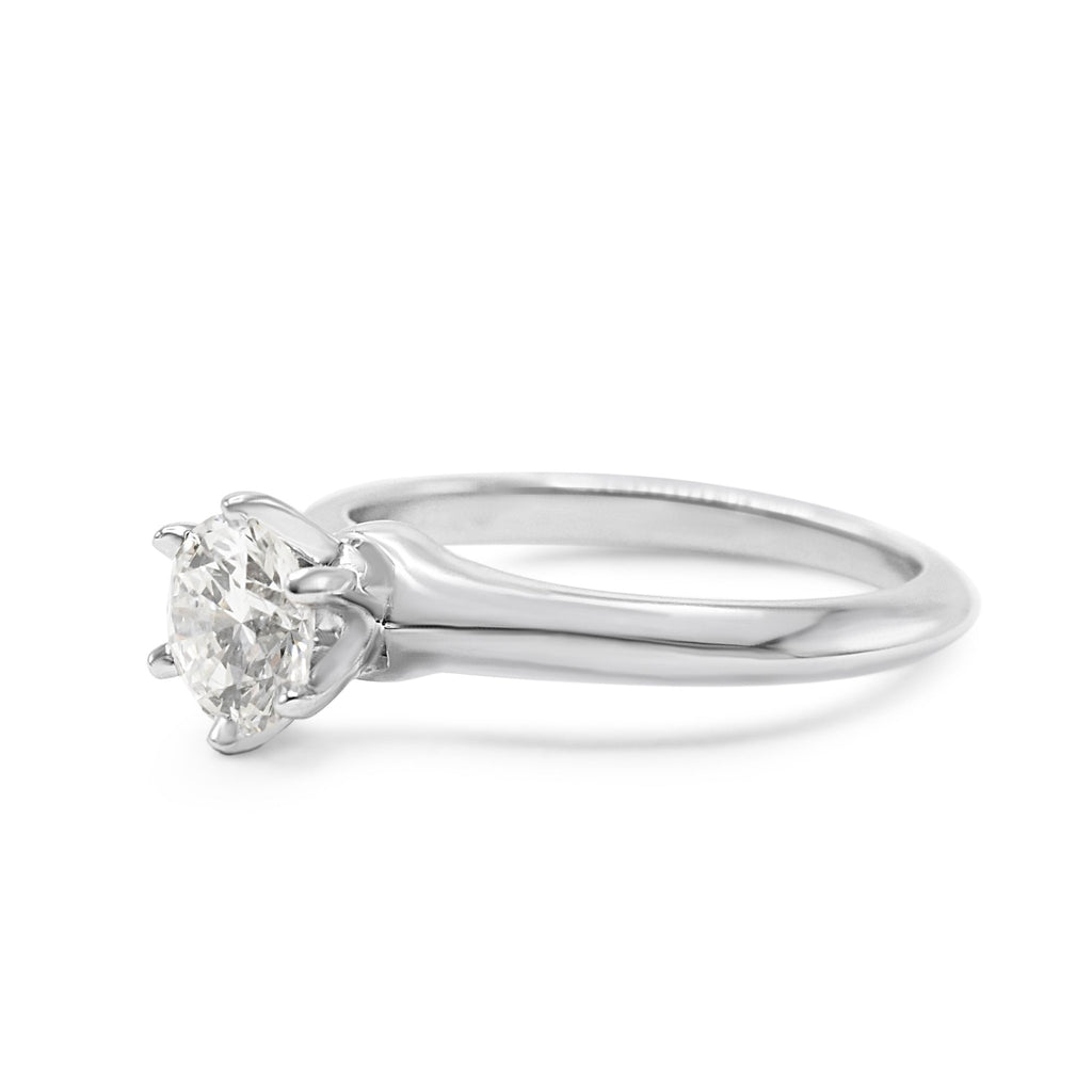 used Tiffany & Co. Solitaire Diamond Ring - Platinum