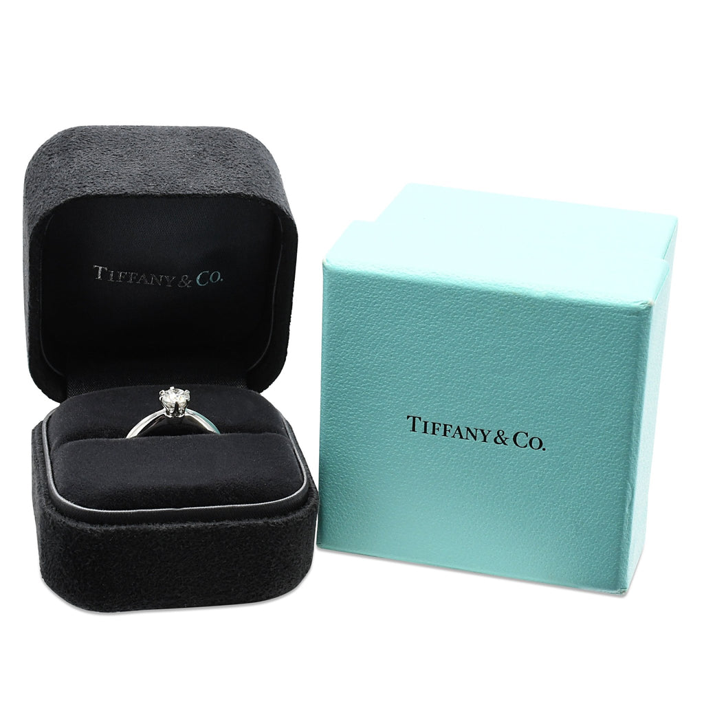 used Tiffany & Co. Solitaire Diamond Ring - Platinum