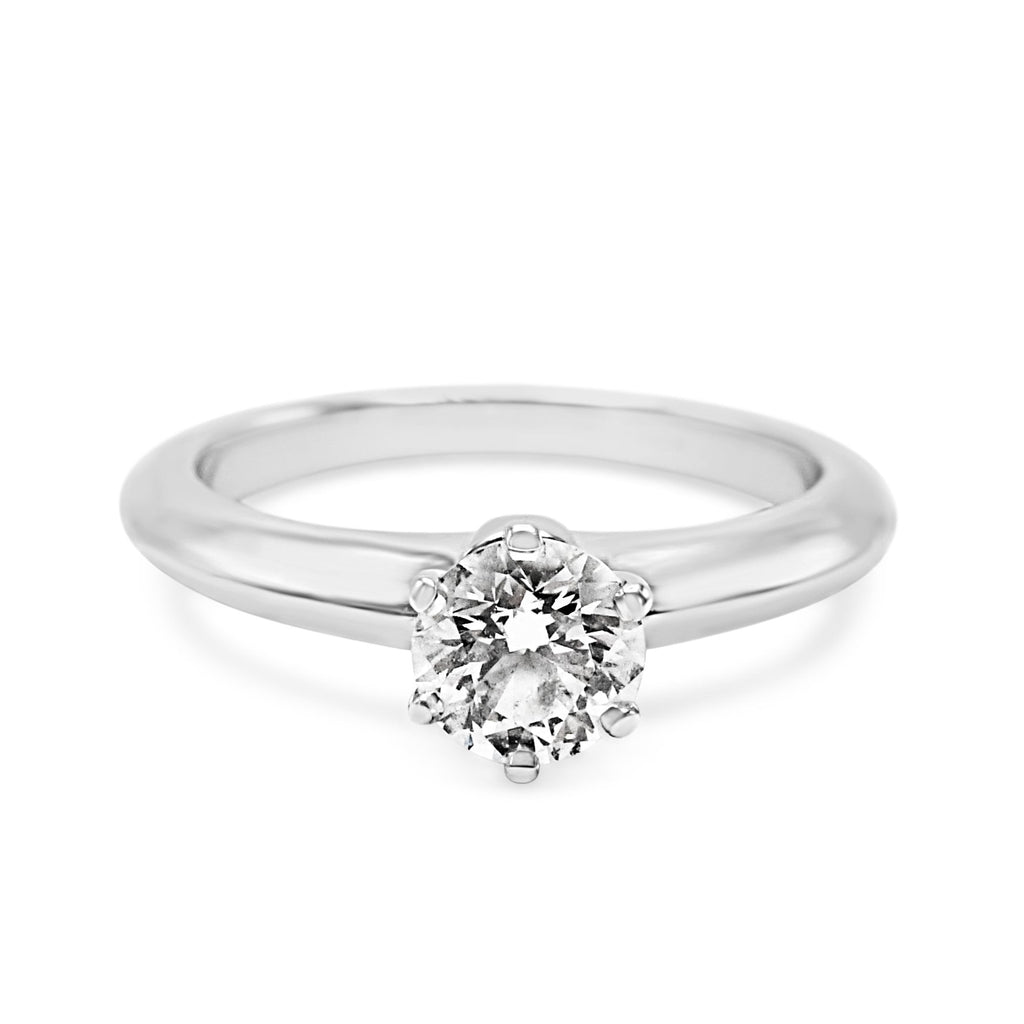 used Tiffany & Co. Solitaire Diamond Ring - Platinum