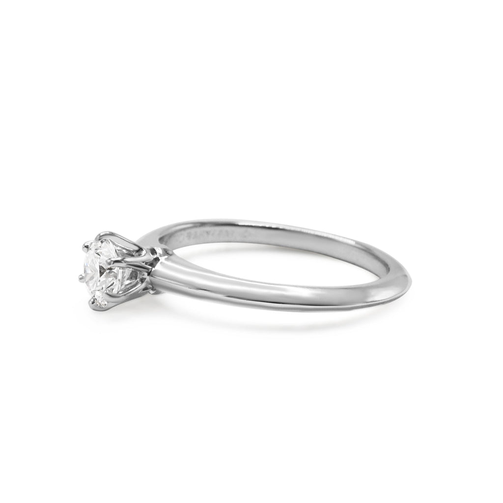 used Tiffany & Co. Solitaire Diamond Ring - Platinum