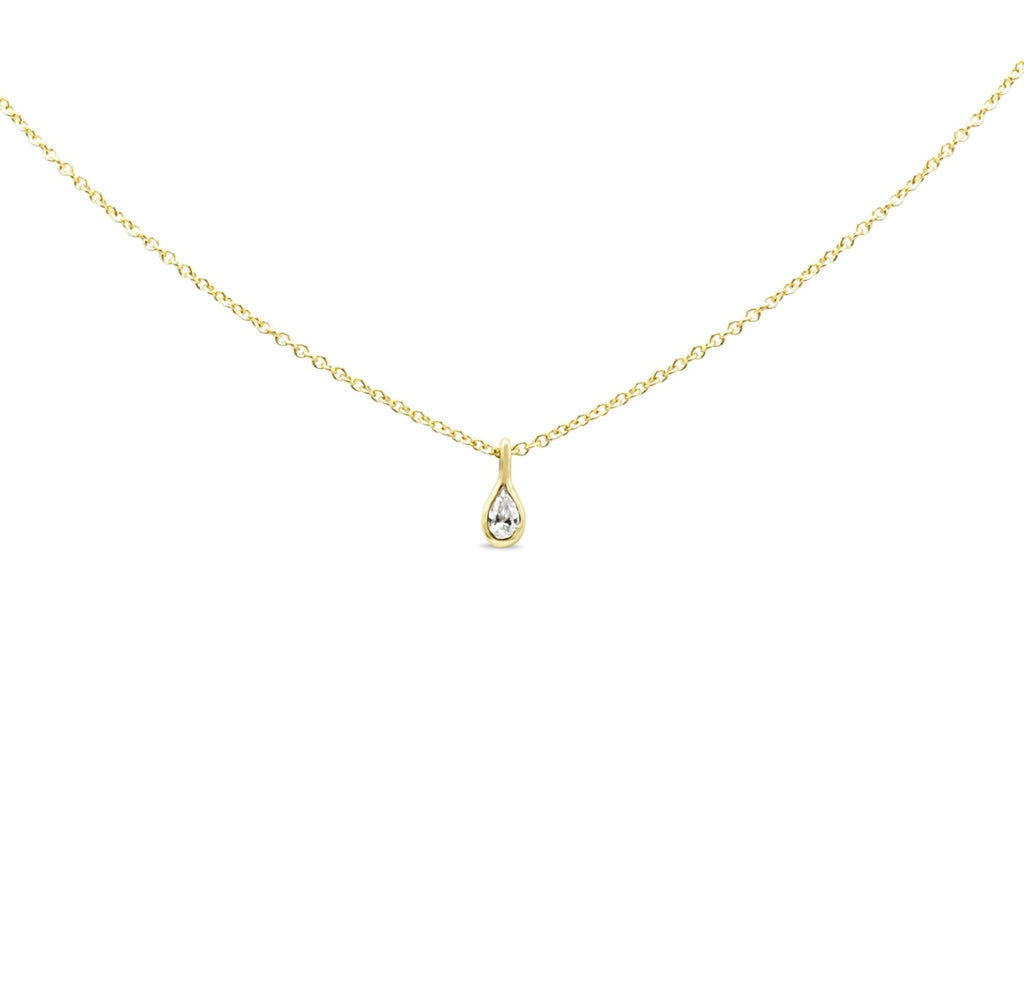 used Tiffany Diamonds by the Yard Diamond Pendant Necklace - 18ct Yellow Gold