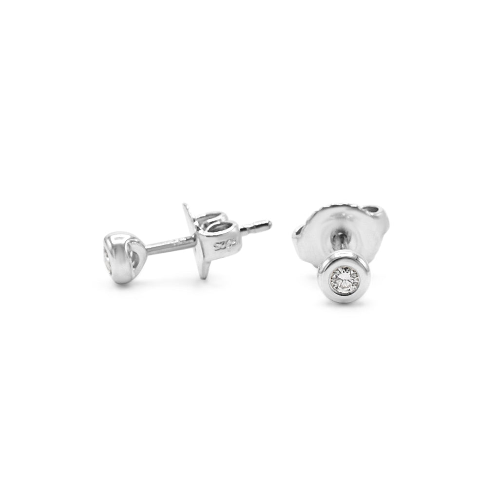 used Tiffany Diamonds By The Yard Earrings - Sterling Silver