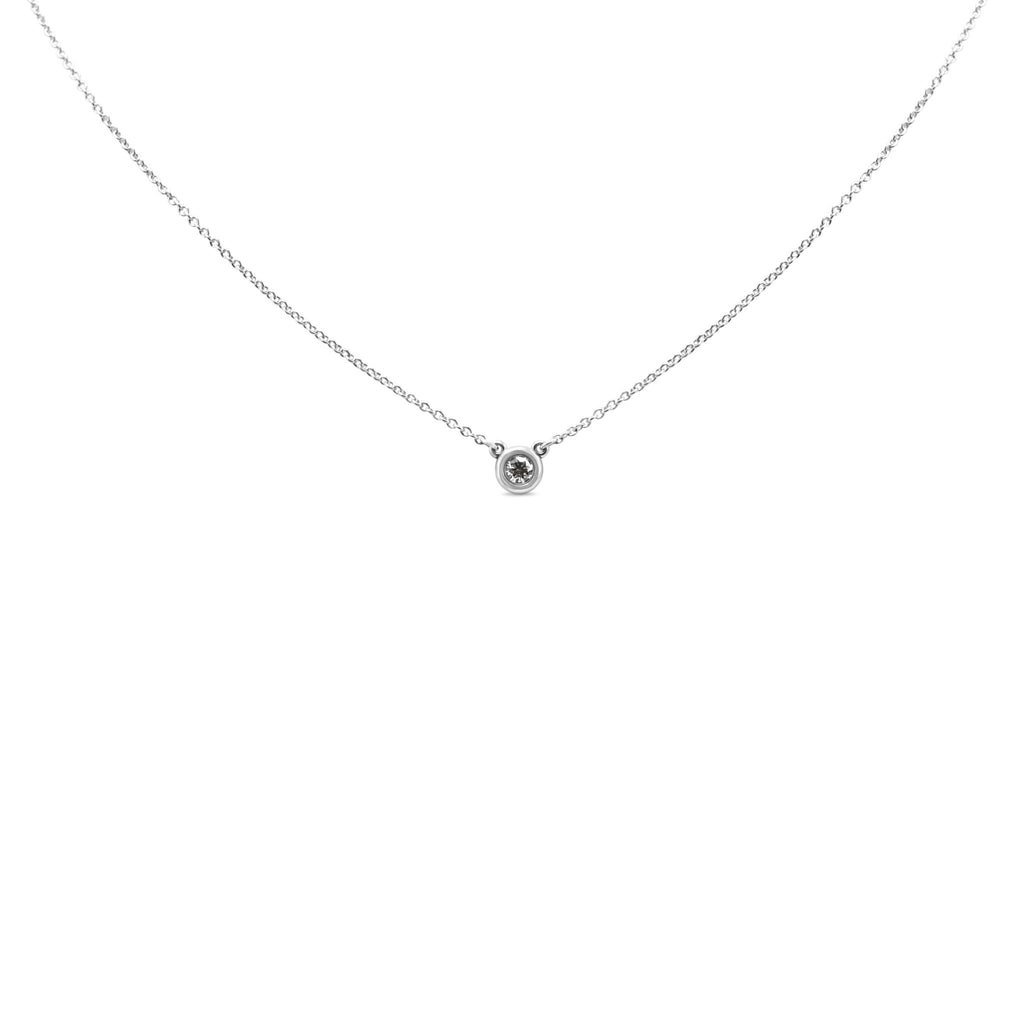 used Tiffany Diamonds By The Yard Necklace - Sterling Silver