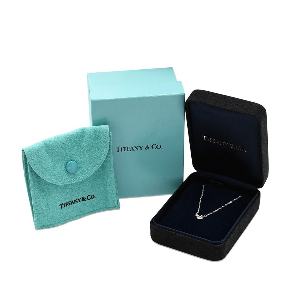 used Tiffany Elsa Peretti Diamond By The Yard Pendant Necklace