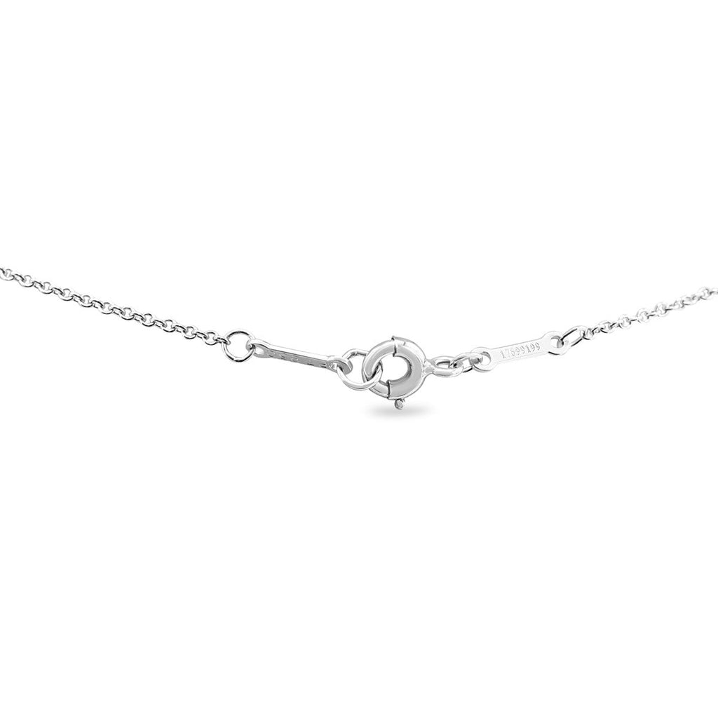 used Tiffany Elsa Peretti Diamond By The Yard Pendant Necklace
