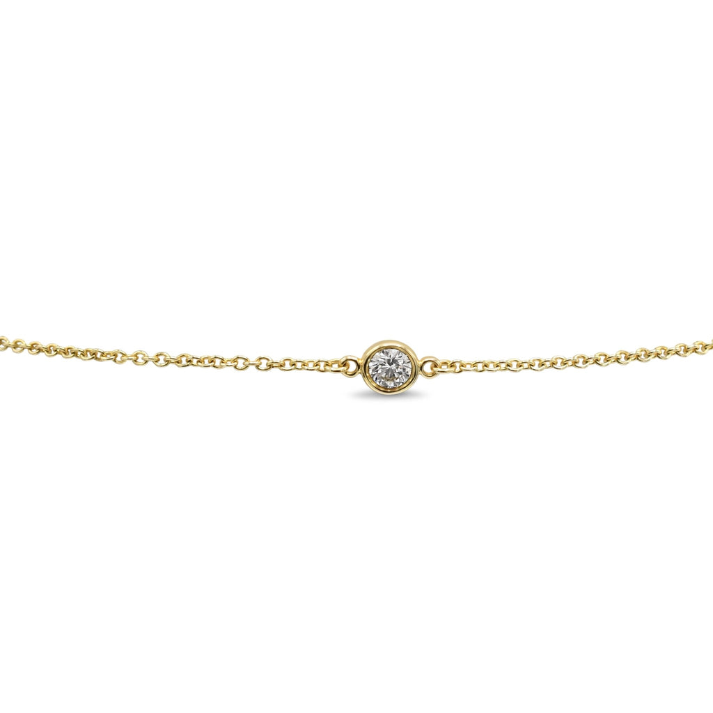 used Tiffany Elsa Peretti Diamonds By The Yard Bracelet - 18ct Yellow Gold