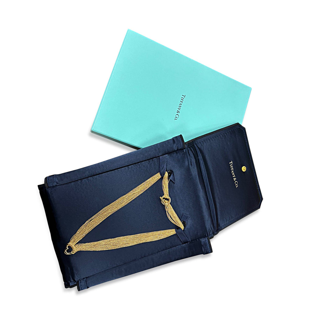 used Tiffany Elsa Peretti Heart Toggle Pendant To Multi Strand Chain