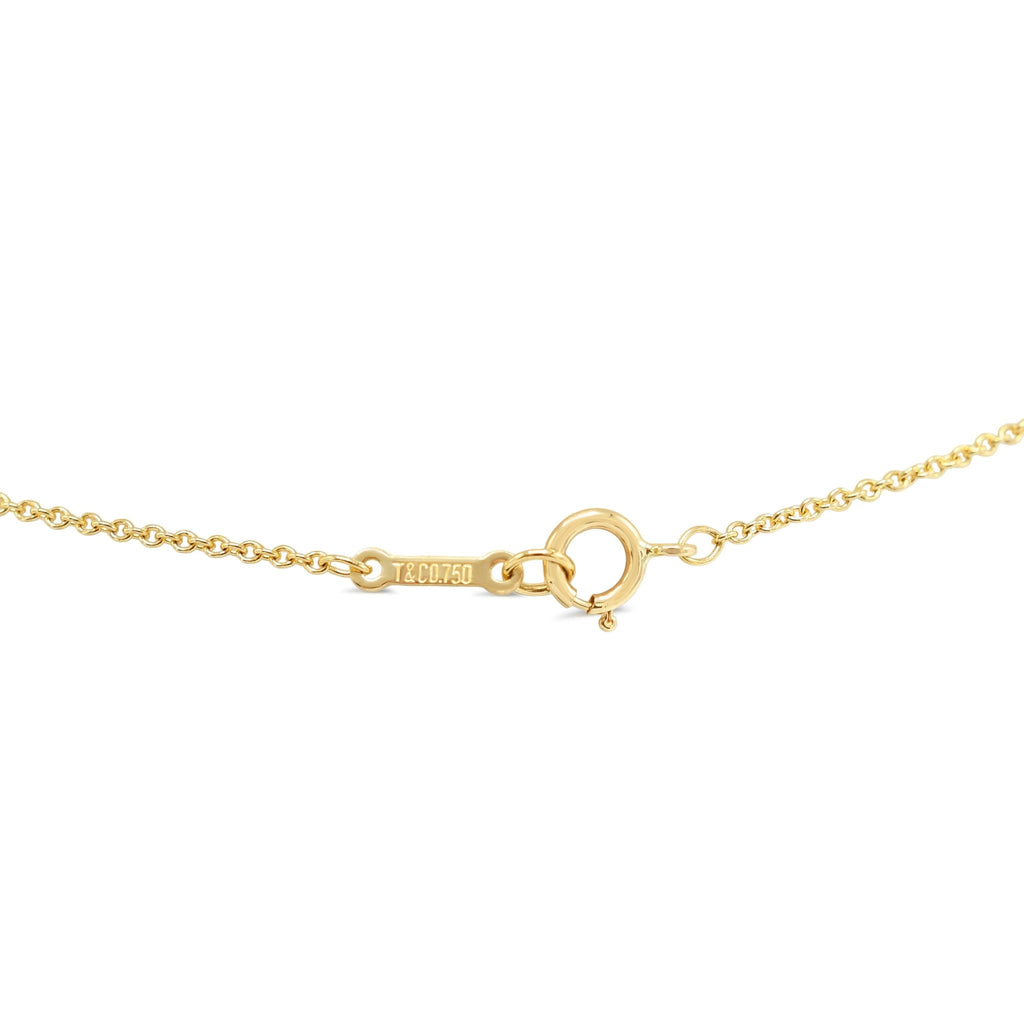 used Tiffany Elsa Peretti Open Heart Pendant Necklace - 18ct Yellow Gold