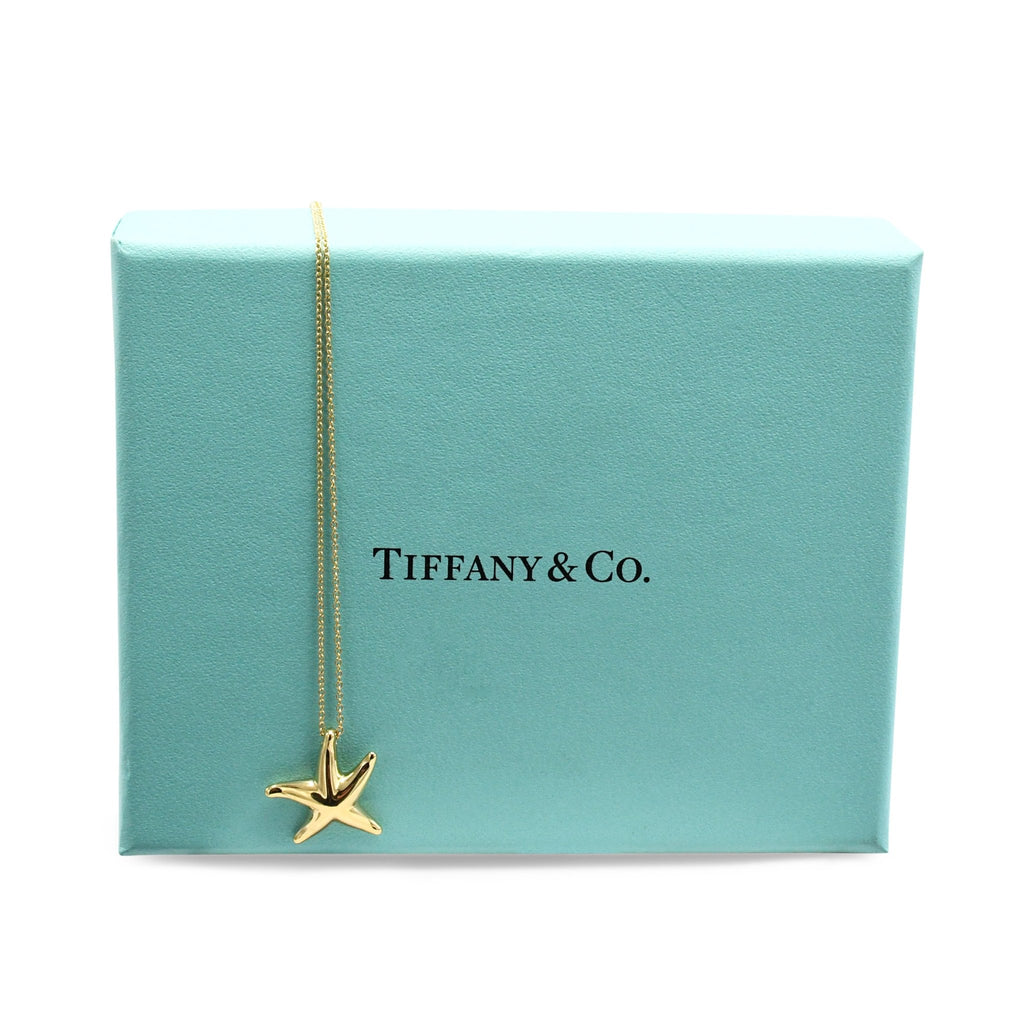 used Tiffany Elsa Peretti Starfish Pendant Necklace - 18ct Yellow Gold