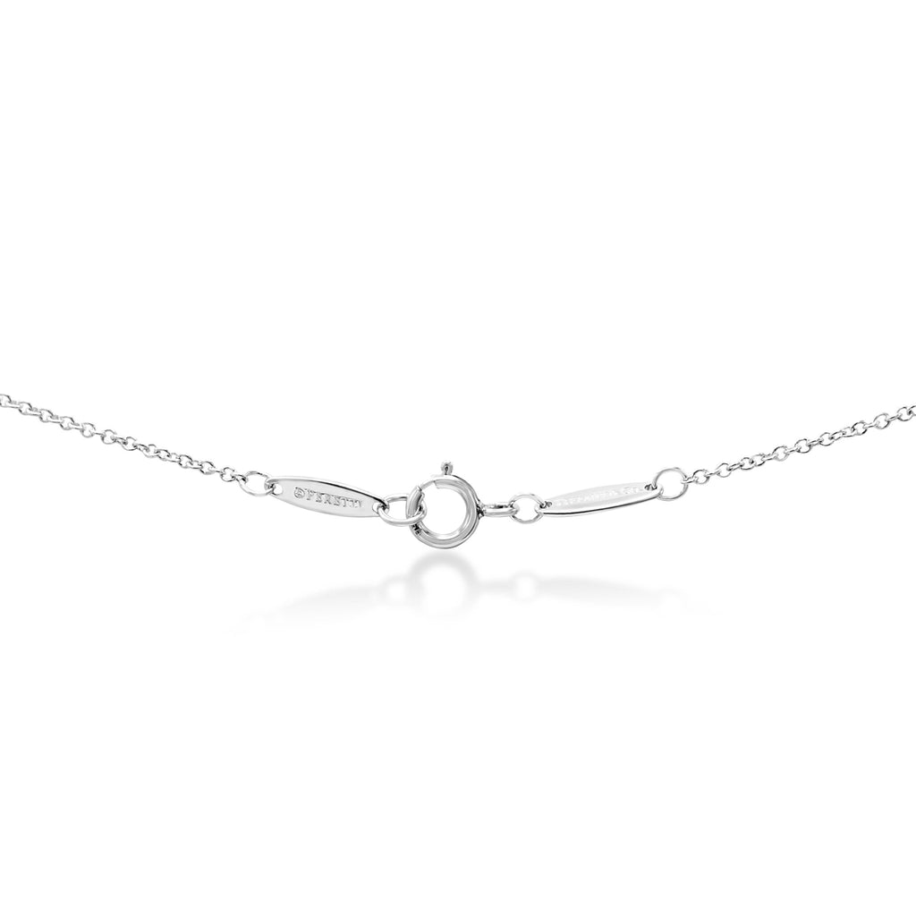 used Tiffany Elsa Perretti Diamonds By The Yard Necklace - Platinum
