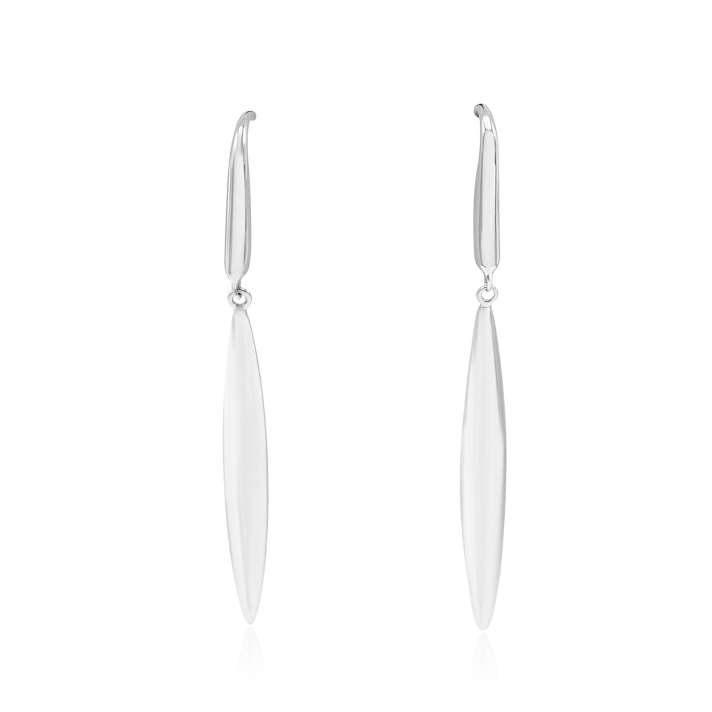 used Tiffany Feather Drop Earrings