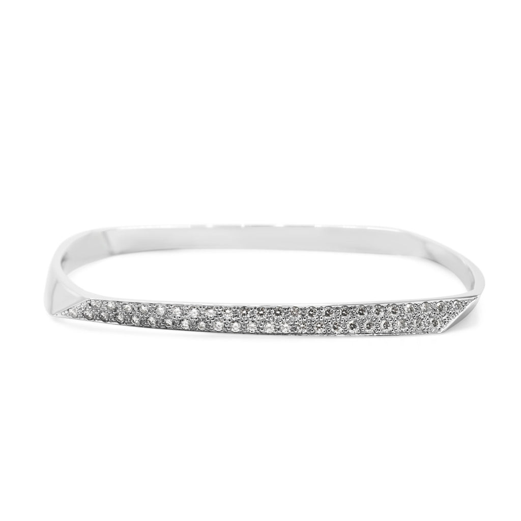 used Tiffany Frank Gehry Diamond Torque Bangle