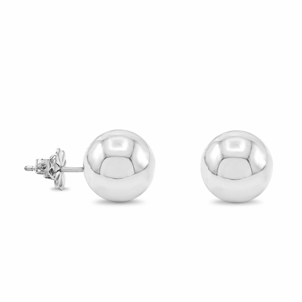 used Tiffany Hardwear 10mm Ball Earrings - Sterling Silver