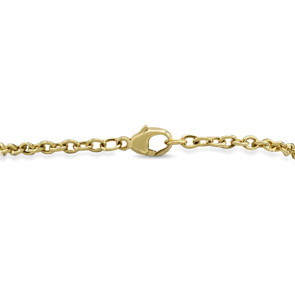 used Tiffany Heart & Padlock 6.5" Bracelet - 18ct Yellow Gold