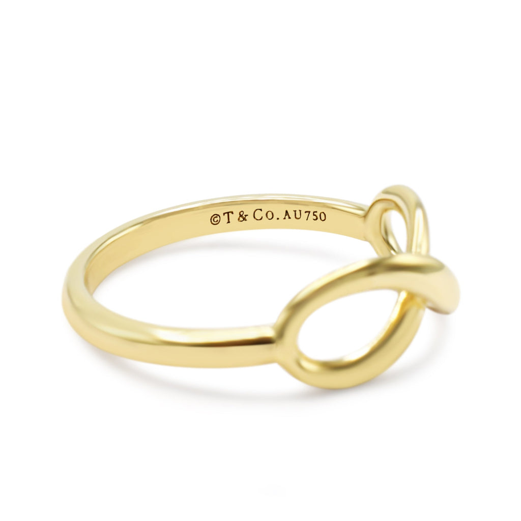 used Tiffany Infinity Ring - 18ct Yellow Gold