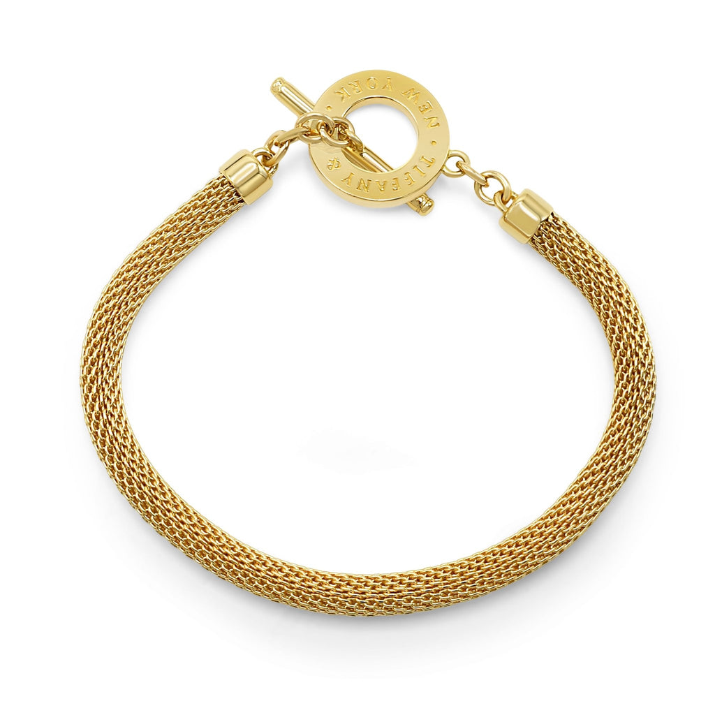 used Tiffany Mesh Design Bracelet - 18ct Yellow Gold